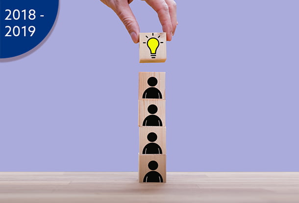 image: stack of cubes with people icons (iStockphoto)