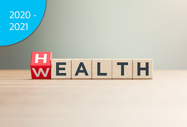 image: blocks with the words "Health" and "Wealth" (iStockphoto)