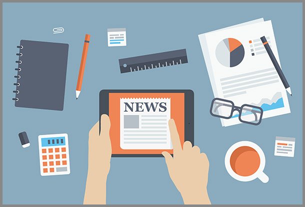 Image of desk with tools for writing and reading