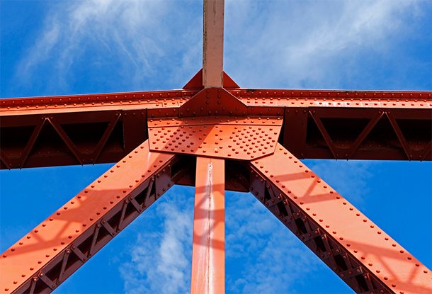 photo: bridge support structure (iStockphoto)