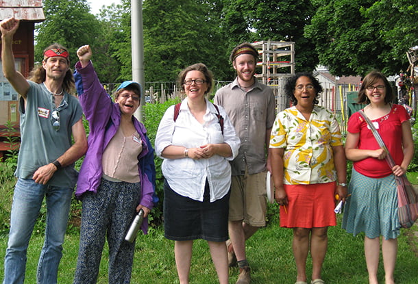 photo: retreat participants