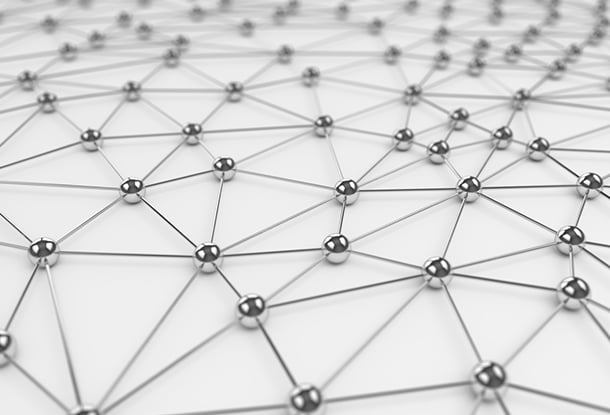 image: connected metal balls (iStockphoto)