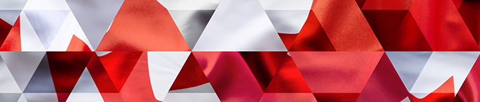 image: broken triangulated pieces of Canada flag (iStockphoto)