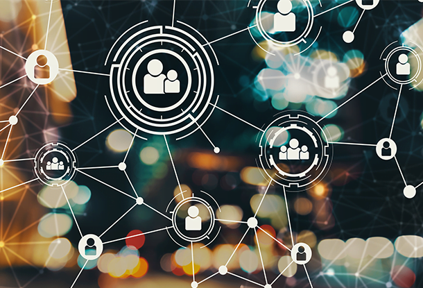 image: abstract connections of figures (iStockphoto)